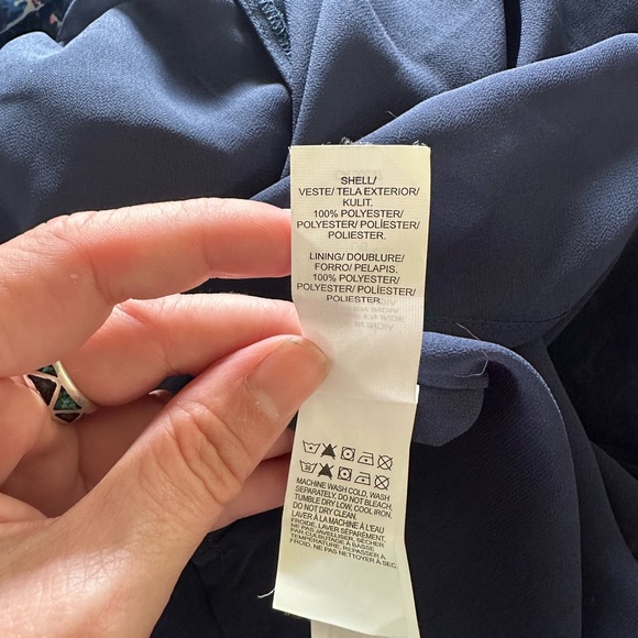 Lucky Brand long sleeve smocked waistband dress. - Picture 8 of 8